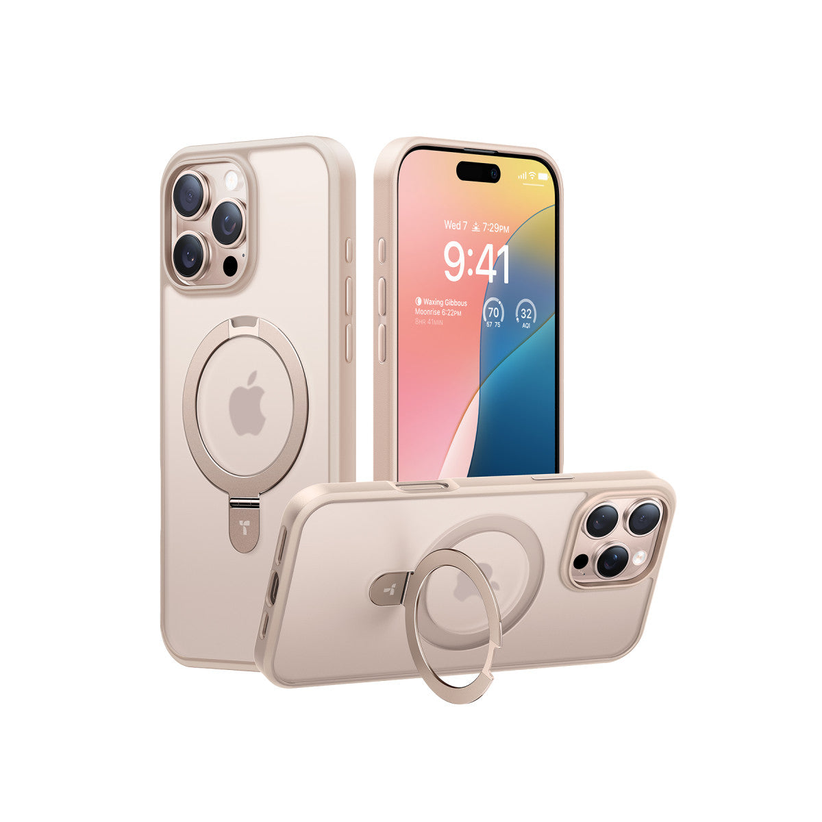 Torras Apple iPhone 16 Pro Max O Stand Serisi Magsafe Kılıf